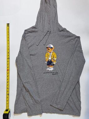 Polo Ralph Lauren Polo Bear Graphic Long Sleeve Men's T Shirt Large